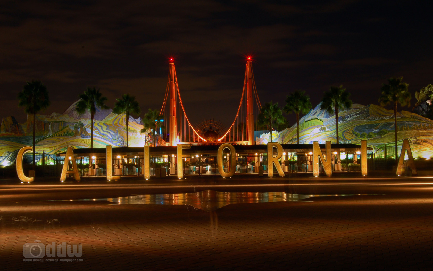 California Adventure Entrance Desktop Wallpaper